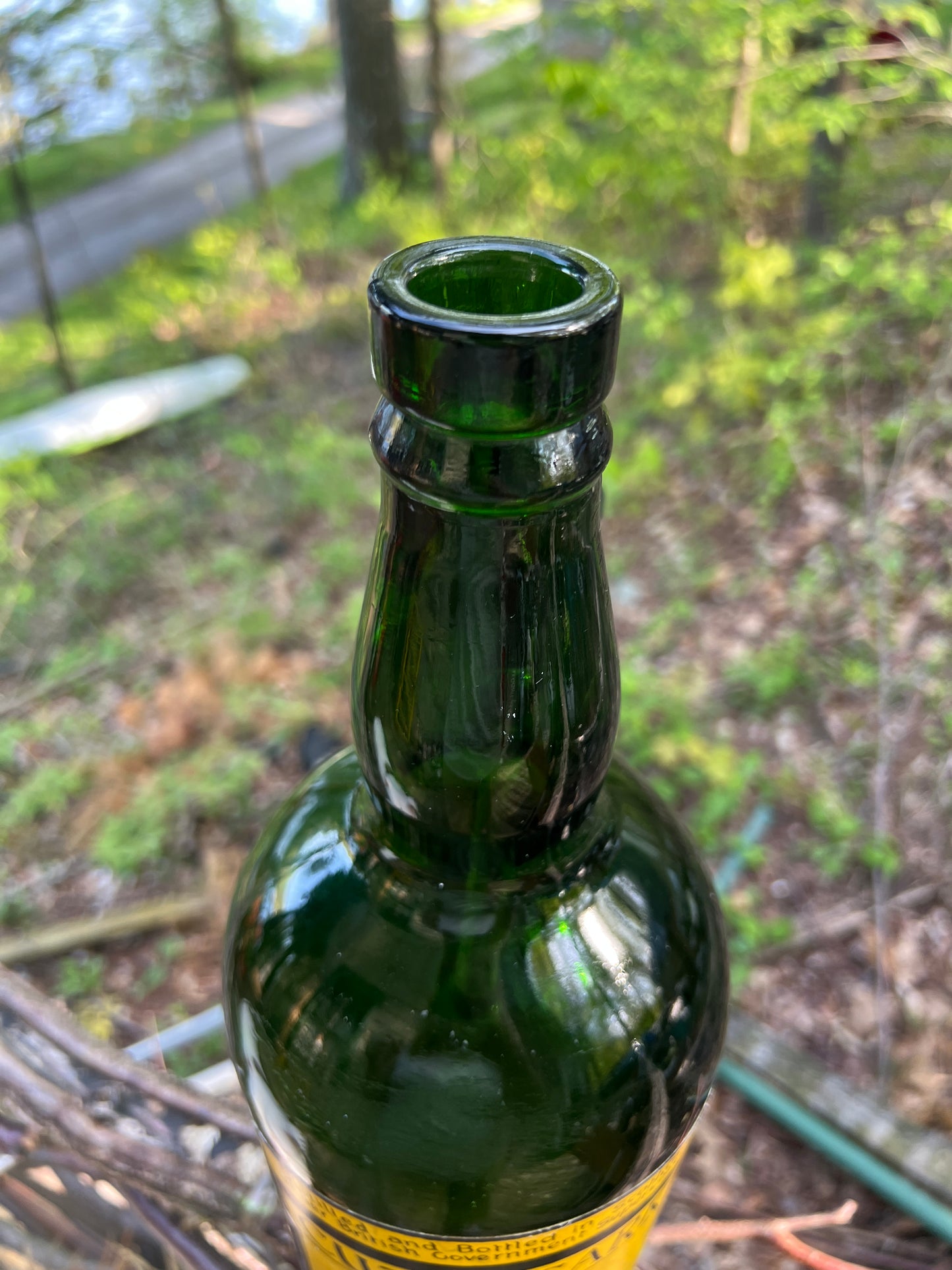Ninteen Inch tall Cutty Sark Whiskey bottle from the 1950's Bongo