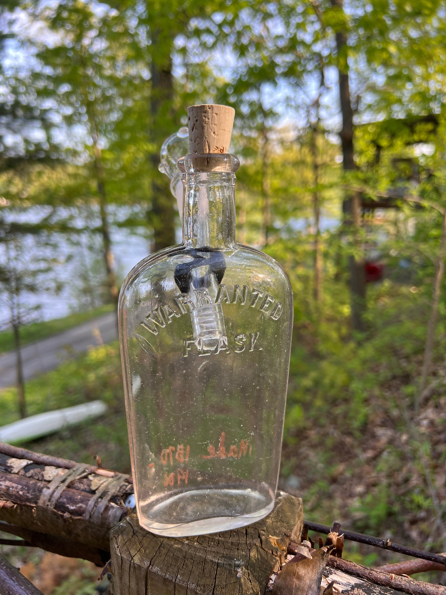 validated flask perfect shape in the hand Bongo