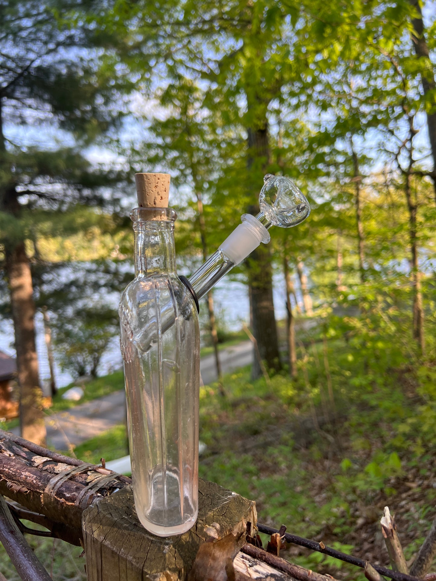 validated flask perfect shape in the hand Bongo