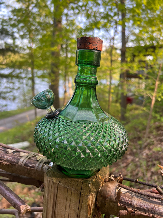 Green Genie 1960s bottle Bongo