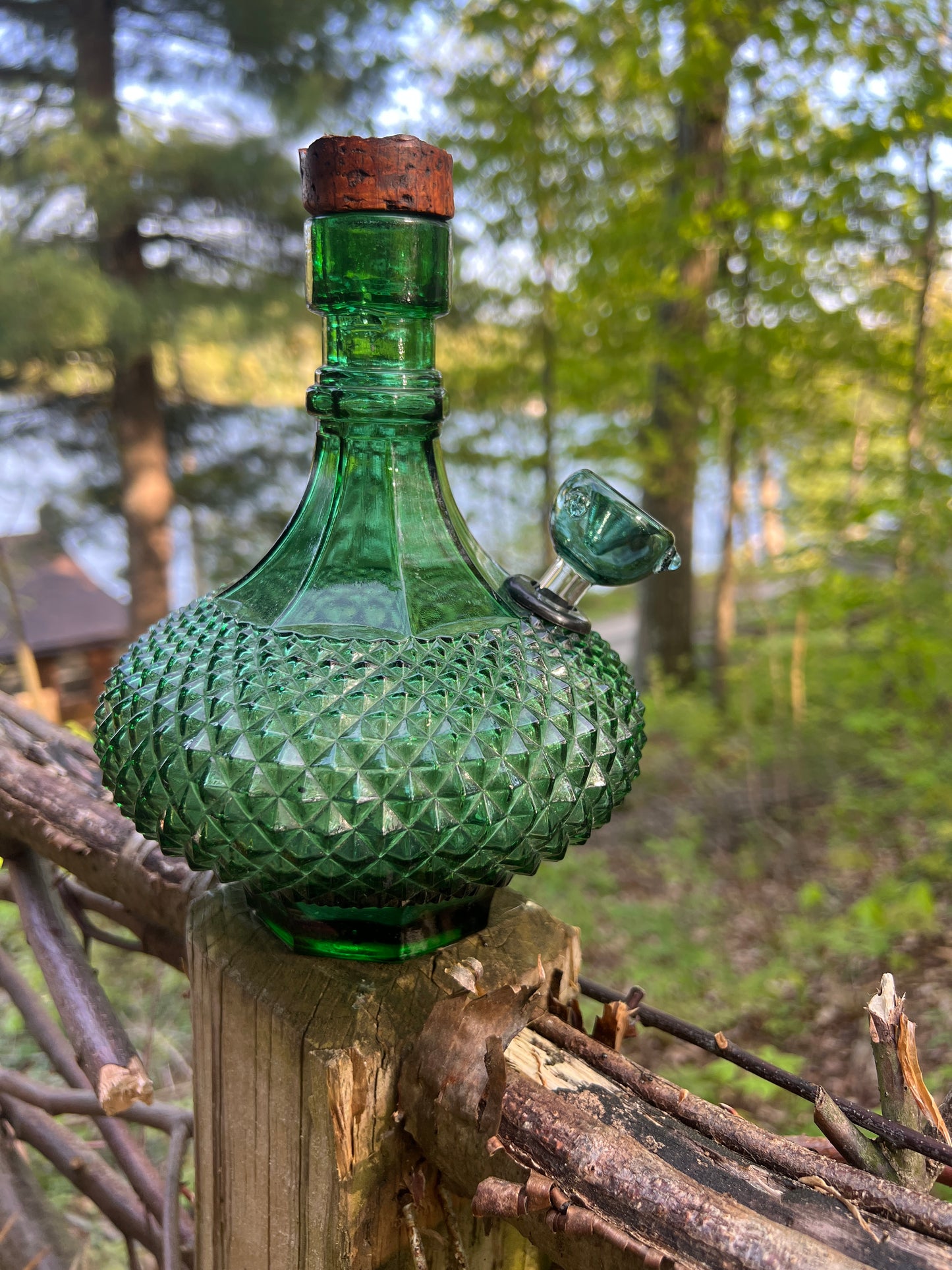 Green Genie 1960s bottle Bongo