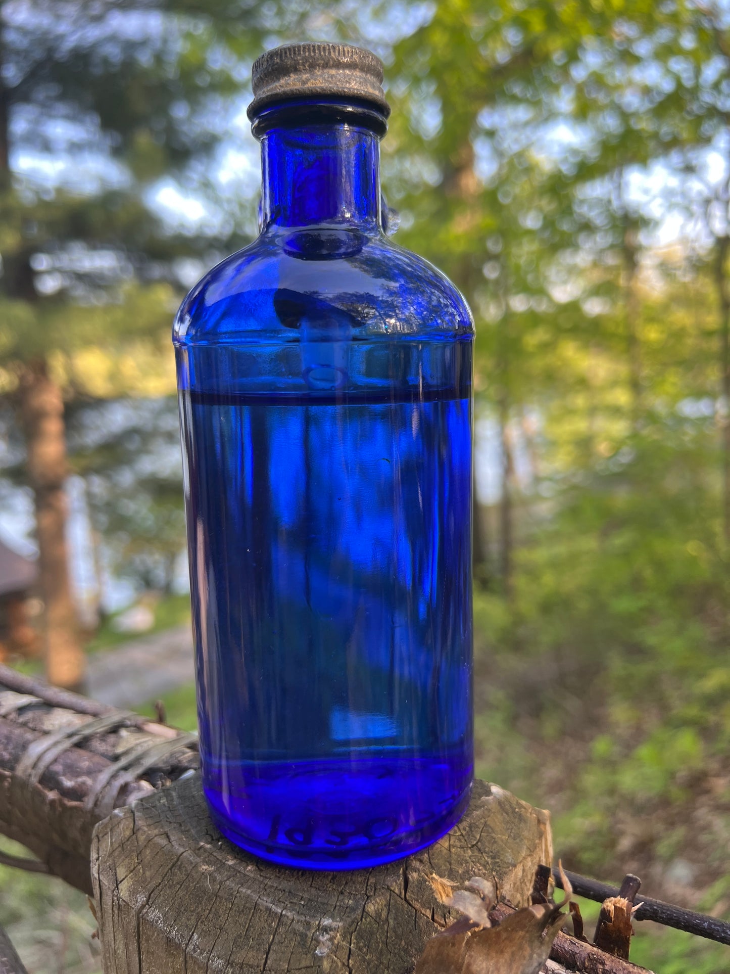 Cobalt blue pepto Bromide 1910 bongo