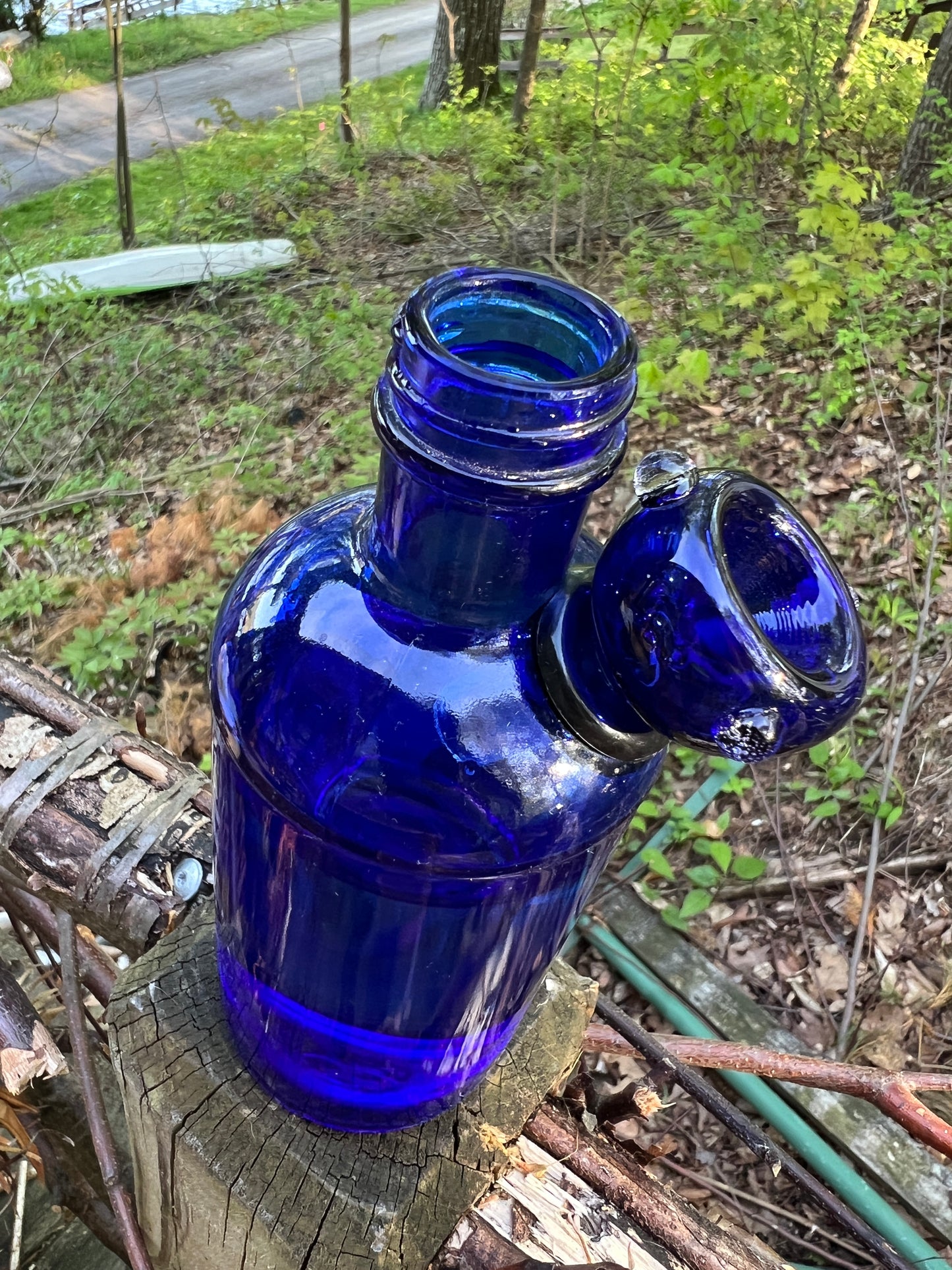 Cobalt blue pepto Bromide 1910 bongo