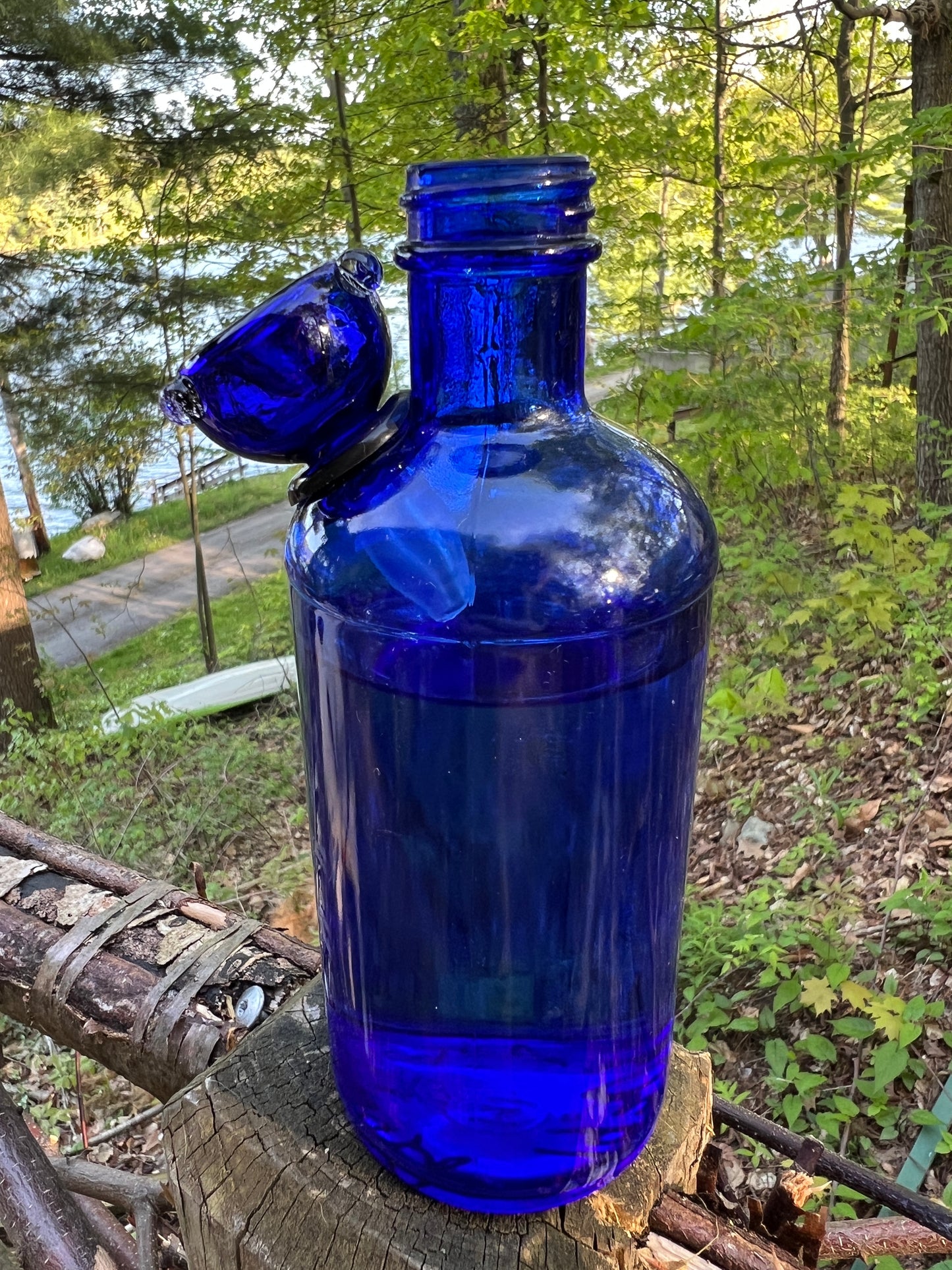 Cobalt blue pepto Bromide 1910 bongo