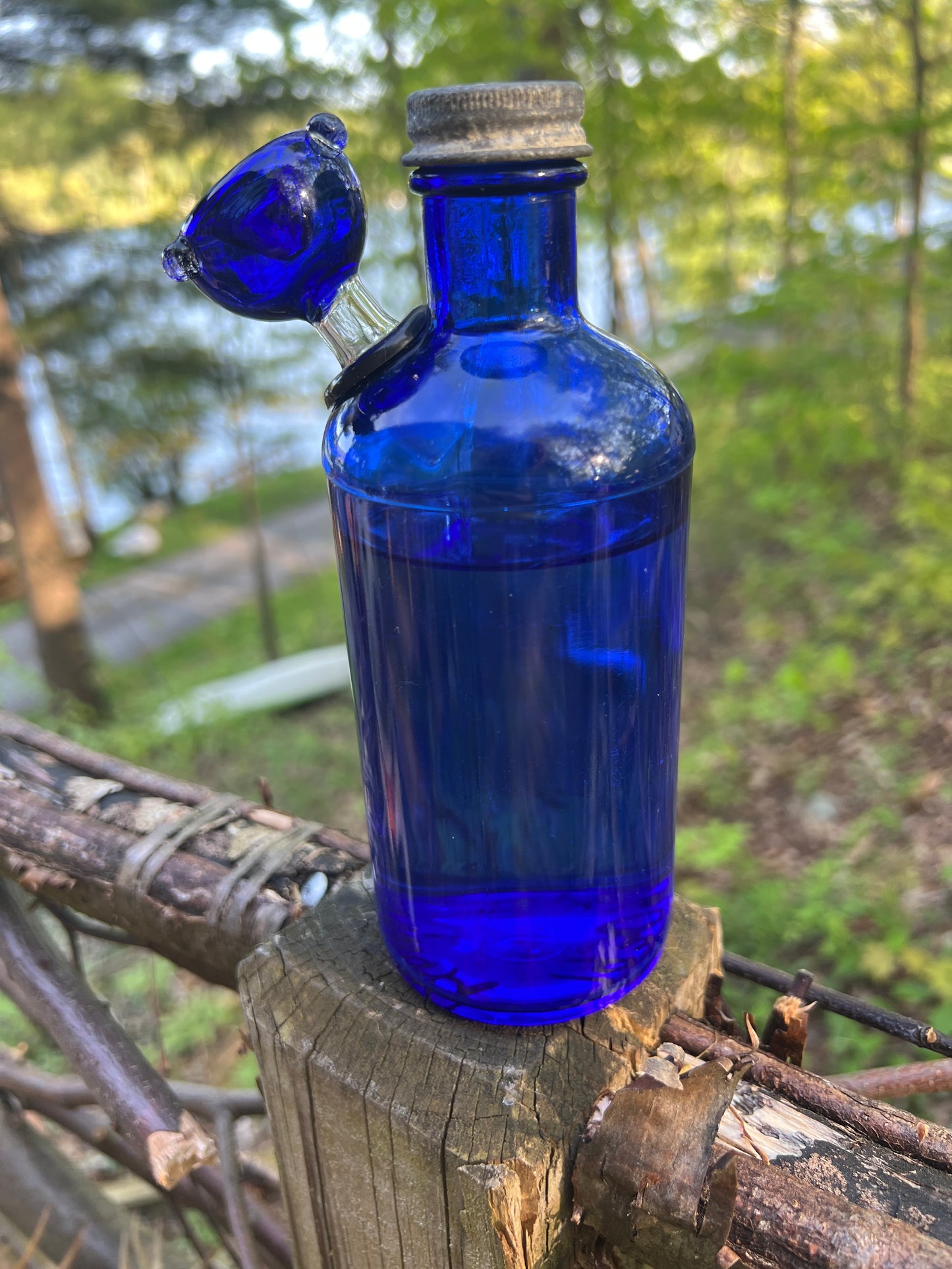 Cobalt blue pepto Bromide 1910 bongo