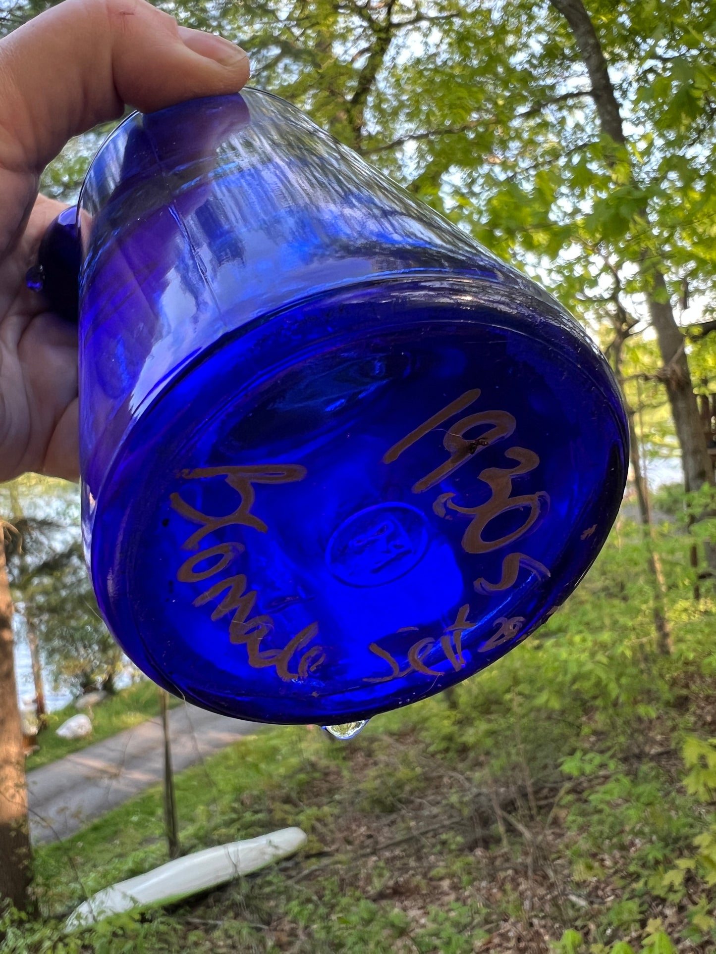 Cobalt blue pepto Bromide 1910 bongo